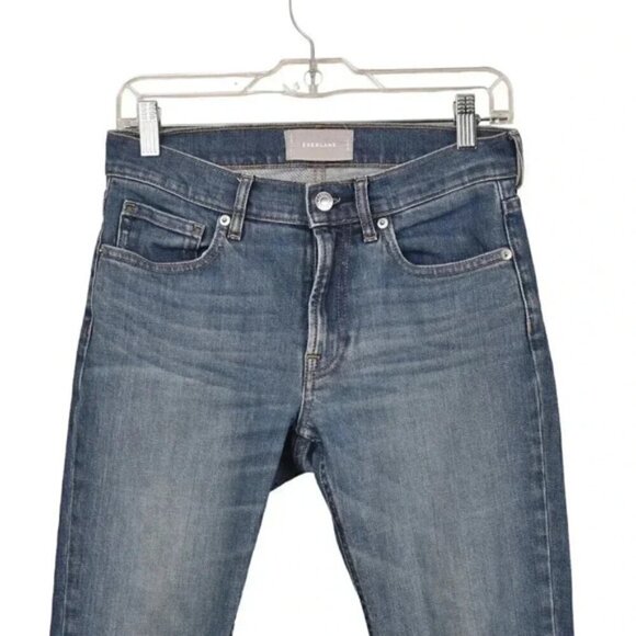Everlane Cropped Ankle Denim Jeans Blue Medium Wash Size 26 - Picture 3 of 9